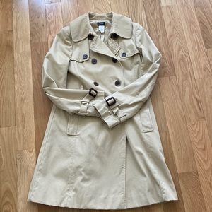 Beige JCrew Trench Coat size 2